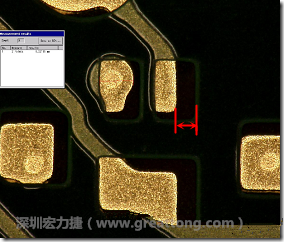 其他零件的防焊層印刷偏移，造成焊墊大小不一的現象。